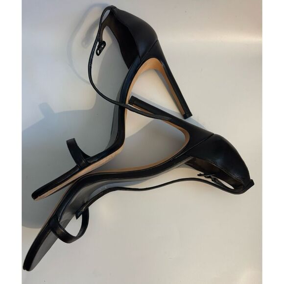 Stuart Weitzman Nudistsong Stiletto Sandals in Black Size 10 / Excellent - Picture 7 of 13